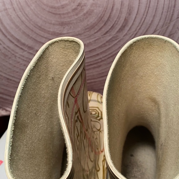 Coach Ursula Plaid Rain Boots - Picture 4 of 5